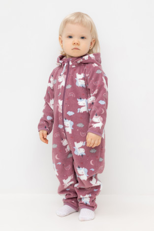 Комбинезон для девочки, артикул: ФЛ 60000/н/45 ГР, цвет: фиолетовый