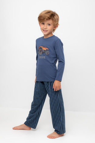 Пижама для мальчика, артикул: К 1600, цвет: синий