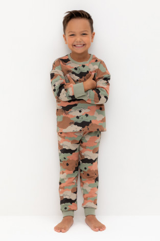 Пижама для мальчика, артикул: КП 1611, цвет: хаки