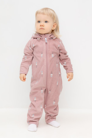 Комбинезон для девочки, артикул: ФЛ 60000/н/44 ГР, цвет: розовый