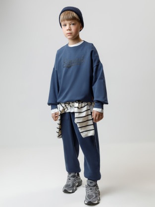 Брюки для мальчика, артикул: КР 400836, цвет: синий