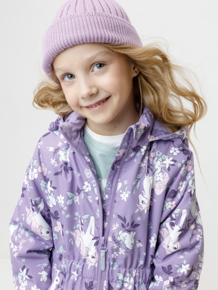 Куртка для девочки, артикул: ВК 32142/н/15 УЗГ, цвет: фиолетовый