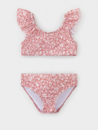 Купальник для девочки, артикул: ТК 17011/4н ФВ, цвет: розовый