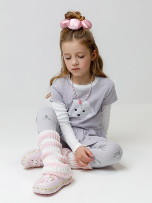 Блузка для девочки, артикул: КР 302881, цвет: фиолетовый