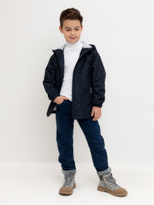 Куртки для мальчика, артикул: ВК 30141/н/3 Ал, цвет: темно-синий