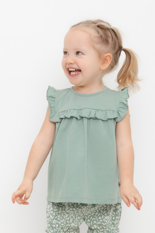 Футболка для девочки, артикул: КР 302443, цвет: минт