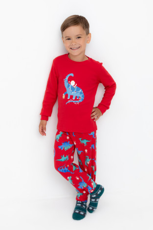Пижама для мальчика, артикул: К 1541, цвет: красный