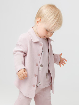 Рубашка для девочки, артикул: КР 302812, цвет: розовый