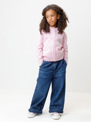 Жакет для девочки, артикул: КВ 30152/ш, цвет: розовый