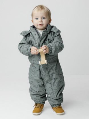 Комбинезоны утепленные для мальчика, артикул: ВК 60085/н/84 Ал, цвет: хаки