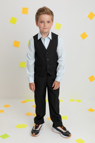 Брюки для мальчика, артикул: ТК 46142, цвет: черный