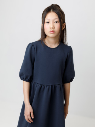 Платье для девочки, артикул: К 5935, цвет: синий