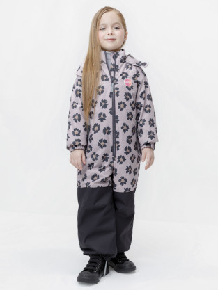 Комбинезоны утепленные для девочки, артикул: ВК 60111/н/7 УЗГ, цвет: розовый