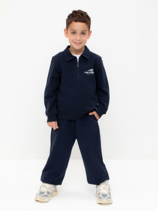 Брюки для мальчика, артикул: КР 400788, цвет: темно-синий