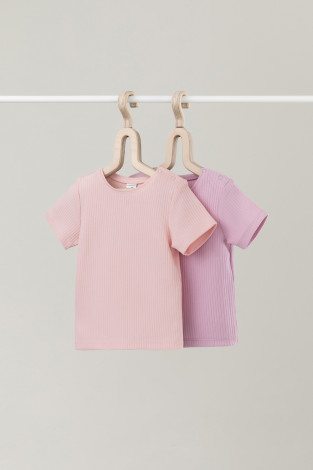 Футболка для новорожденных, артикул: К 302521-2уп, цвет: розовый
