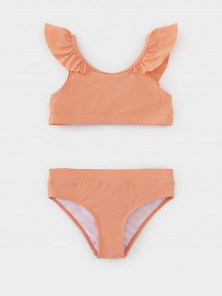 Купальник для девочки, артикул: ТК 17011/3 ФВ, цвет: розовый