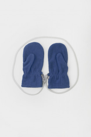 Рукавицы для мальчика, артикул: ФЛ 10000/25/58 ГР, цвет: синий - 2 фото