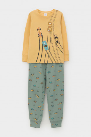 Пижама для мальчика, артикул: К 1541/25, цвет: желтый - 2 фото