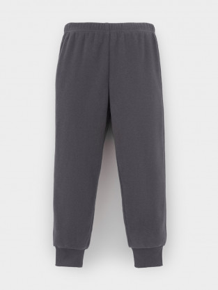 Брюки для девочки, артикул: ФЛ 40006/7 ГР, цвет: темно-серый - 2 фото