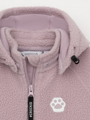 Комбинезон для девочки, артикул: ФЛ 60011/2 ГР, цвет: розовый - 2 фото