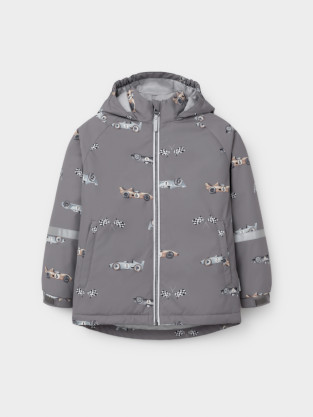 Куртки для мальчика, артикул: ВК 30161/н/1 ГР, цвет: кофейный - 2 фото