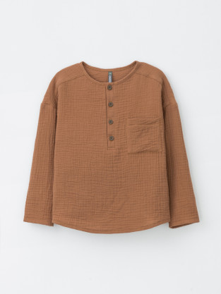 Рубашки, артикул: ТК 33012, цвет: коричневый - 2 фото