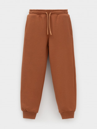 Брюки для мальчика, артикул: КР 400837, цвет: коричневый - 2 фото