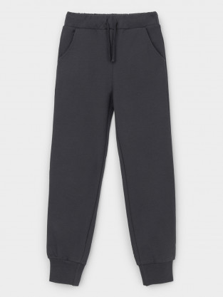 Брюки для мальчика, артикул: К 400457/1, цвет: темно-серый - 2 фото