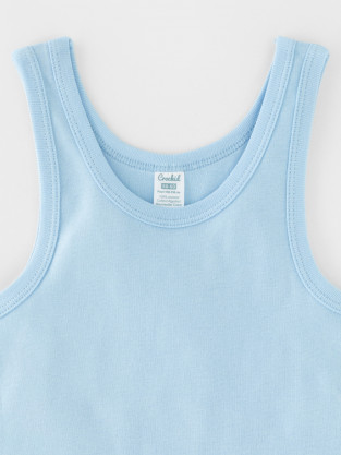 Майки для мальчика, артикул: К 1182-2уп, цвет: голубой - 2 фото