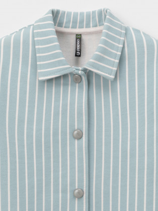 Рубашка для девочки, артикул: КР 302991-1, цвет: голубой - 2 фото