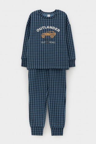 Пижама для мальчика, артикул: К 1581, цвет: синий - 2 фото