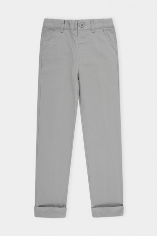 Брюки для мальчика, артикул: ТК 46141, цвет: зеленый - 2 фото