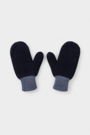 Рукавицы для девочки, артикул: КВ 10025/ш, цвет: синий - 2 фото
