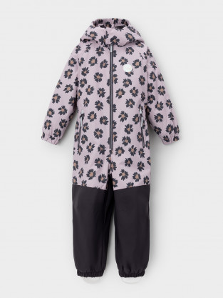 Комбинезоны утепленные для девочки, артикул: ВК 60111/н/7 УЗГ, цвет: розовый - 2 фото