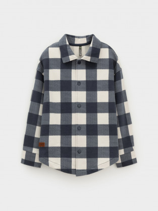 Рубашки для мальчика, артикул: КР 302567, цвет: бежевый - 2 фото