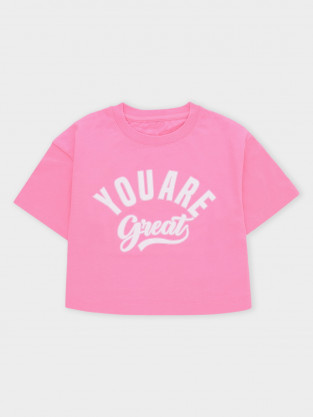 Футболка для девочки, артикул: КР 302936, цвет: розовый - 2 фото