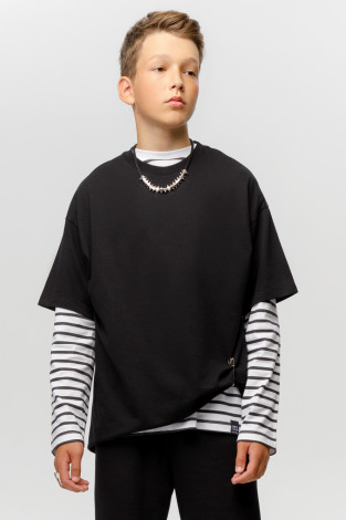 Футболки подростковые, артикул: КБ 302928, цвет: черный3