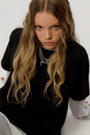 Футболки подростковые, артикул: КБ 302922, цвет: черный3