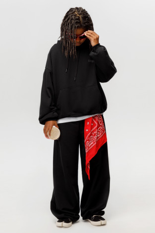 Худи подростковые, артикул: КБ 302927, цвет: черный3