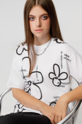 Футболки подростковые, артикул: КБ 302923, цвет: белый